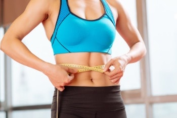 Slimming woman